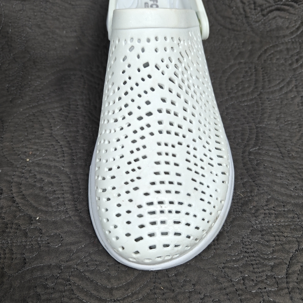 SKECHERS Foamies Go Walk Clog White Synthetic Slip On Women's Shoe Size 9.5 - Picture 5 of 8